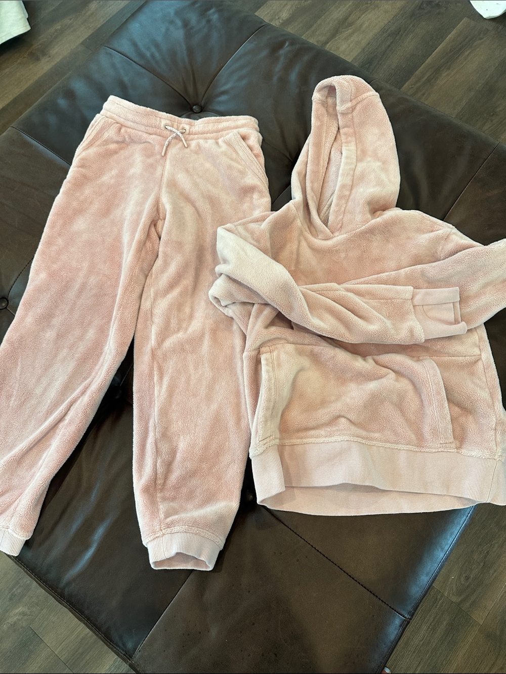 Athleta Plush Light Pink Kids Jogger Sweatpants